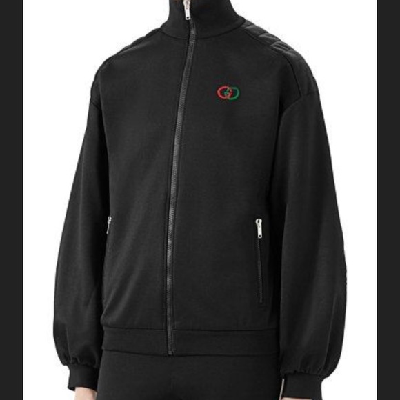 New condition Gucci bomber jacket women xs black - Picture 1 of 14